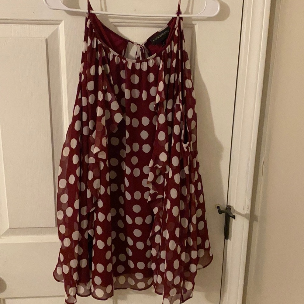 Polka dot blouse